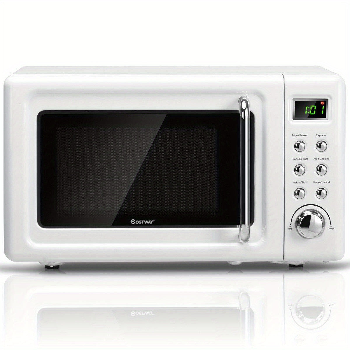 Maxmass 0.7Cu.ft Retro Countertop Microwave Oven