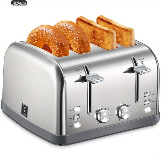 4-Slice Extra-Wide Slot Stainless Steel Toaster