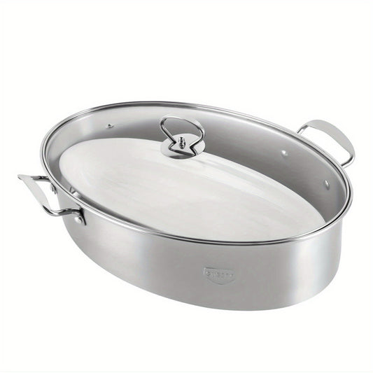 15-Inch Oval Kitchen Roasting Pan