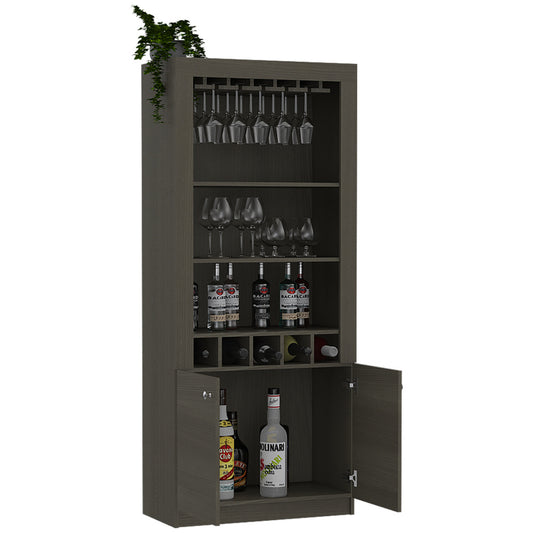 Bar Cabinet Five Built-in Wine Racks