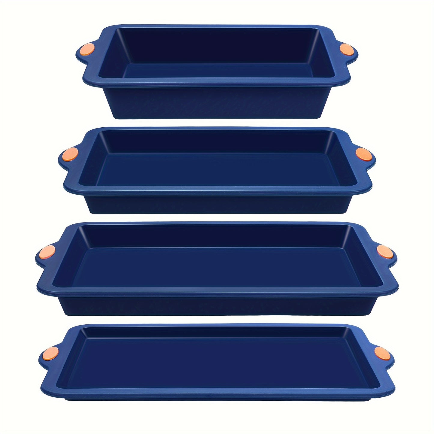 25pcs Silicone Baking Pans Set, 4 Pieces Nonstick