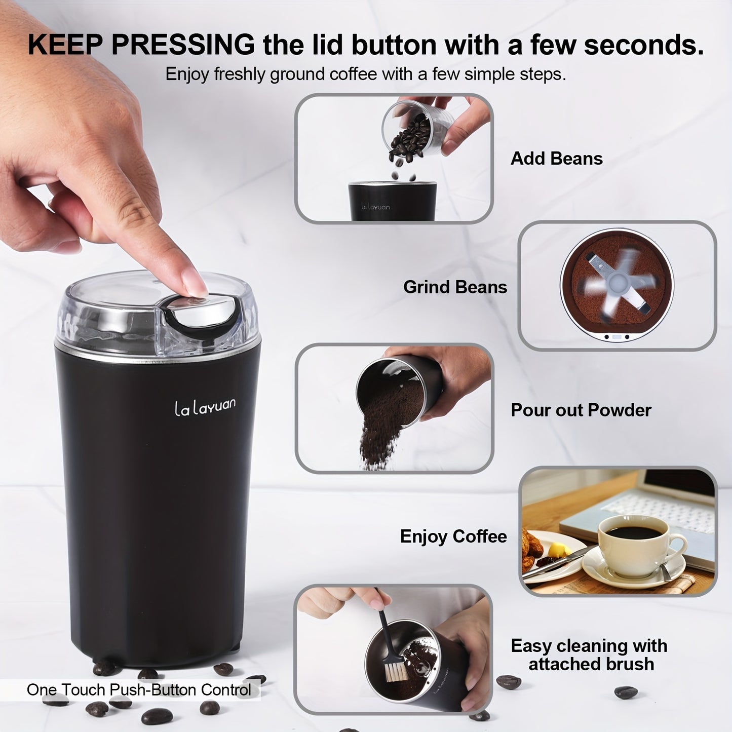 Electric Coffee Bean Grinder