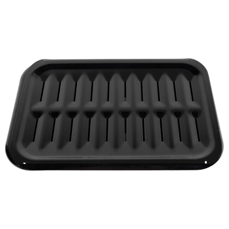 Heavy-Duty Nonstick Porcelain Broiler Pan & Grill Set