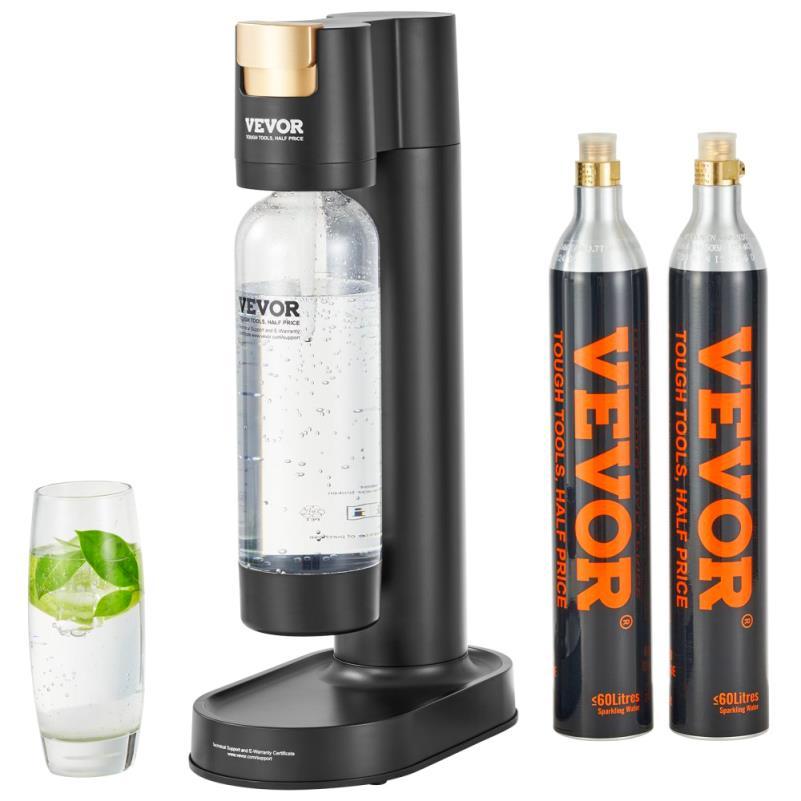 Home Soda Maker Machine Sparkling Water Carbonator Starter Kit with BPA- Free