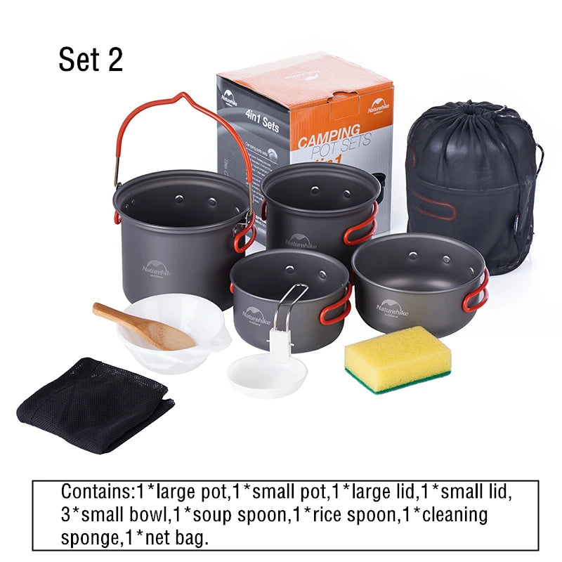 Camping Ultralight Backpacking Aluminum Cookware