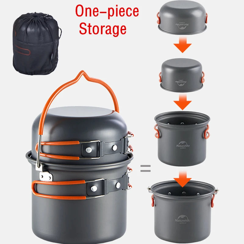 Camping Ultralight Backpacking Aluminum Cookware