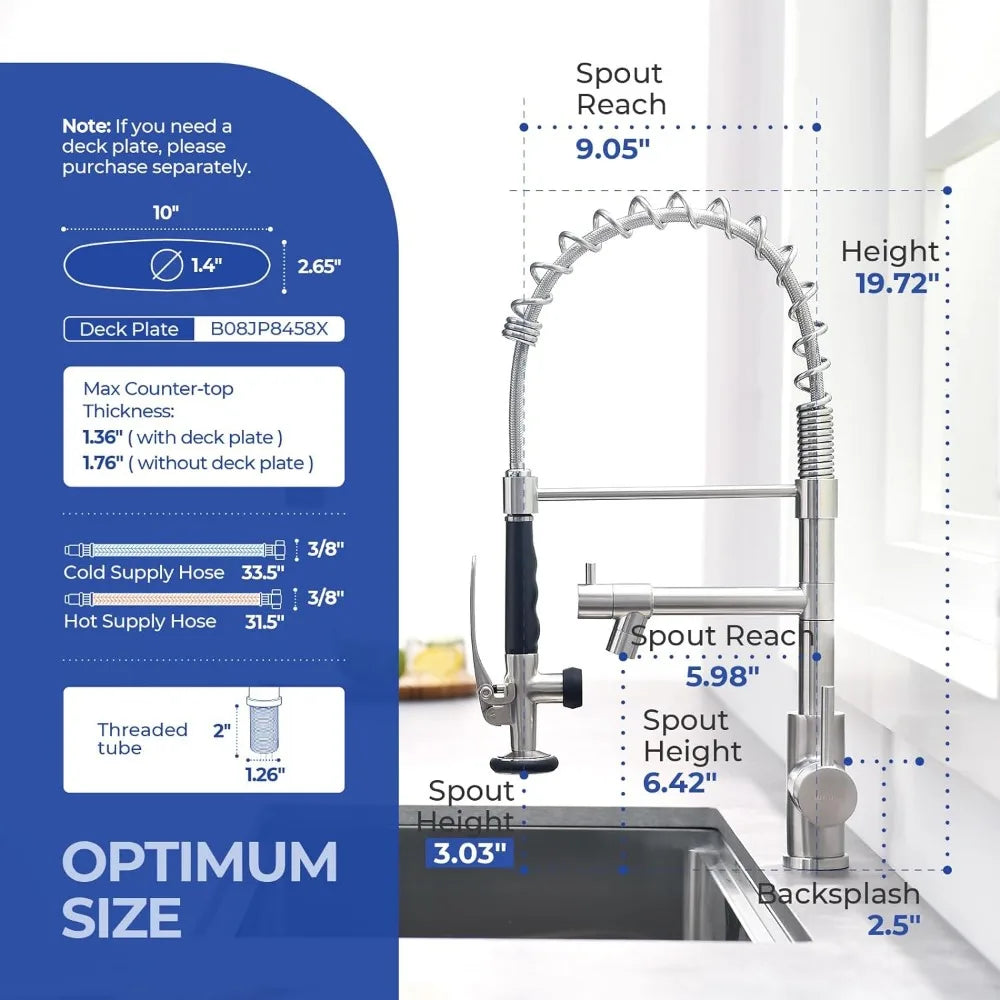 Kitchen Faucet With Pull Down Sprayer