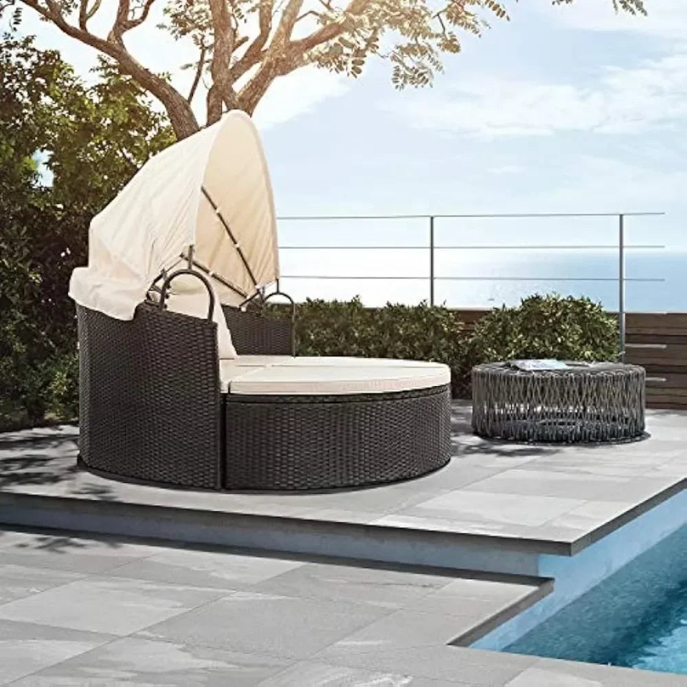 Outdoor Round Garden Sofas Canopy