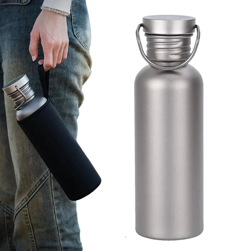 Portable Water Titanium Bottle