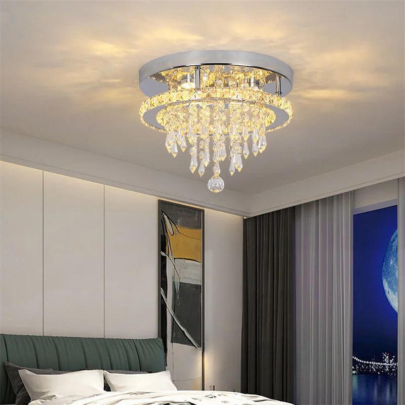 Modern Dimmable Bedroom Pendant Light With Remote Control