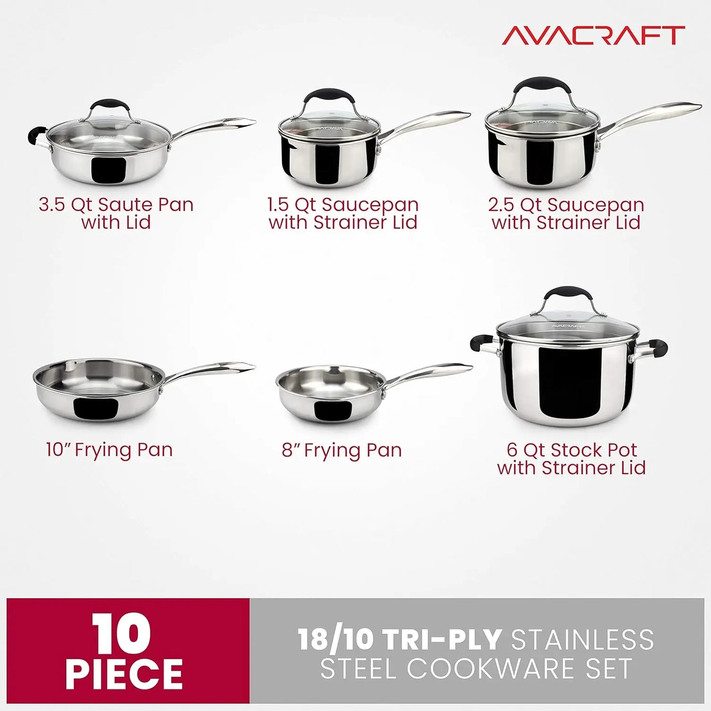 Stainless Steel Cookware Set