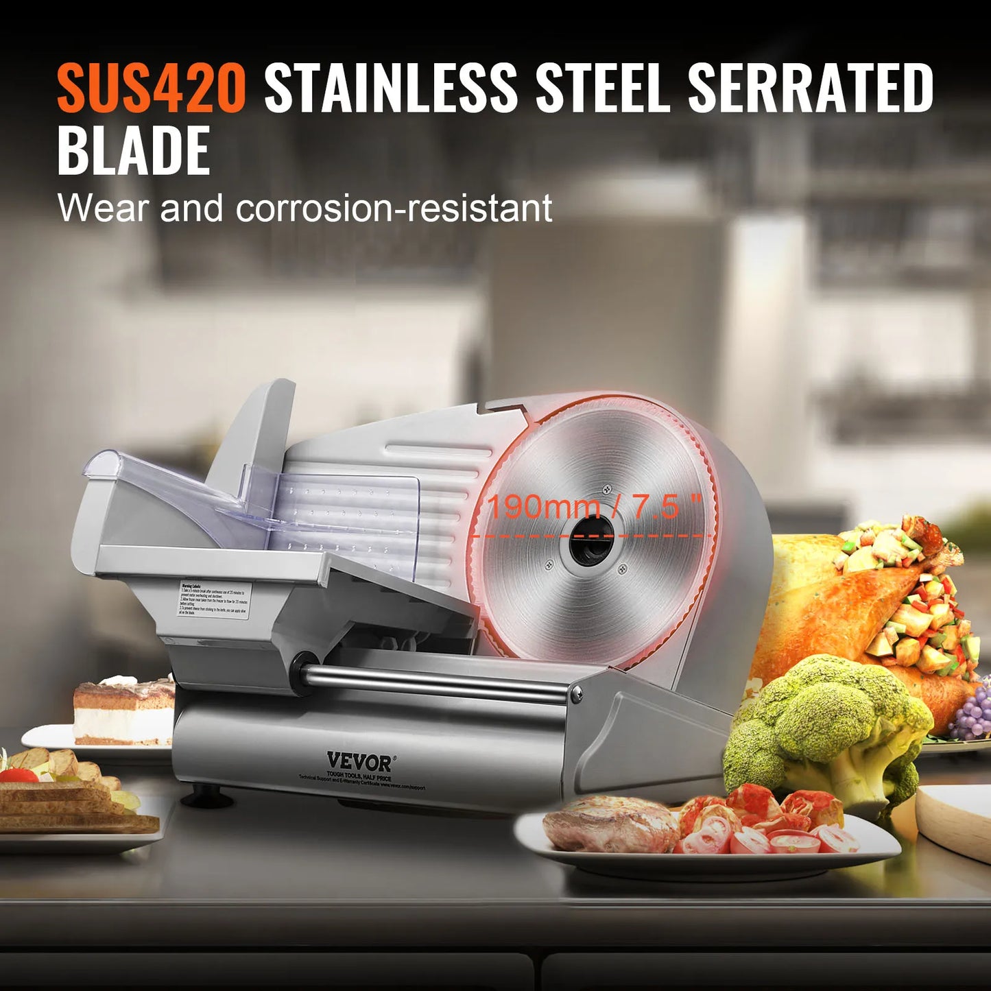 Electric Meat Food Slicer