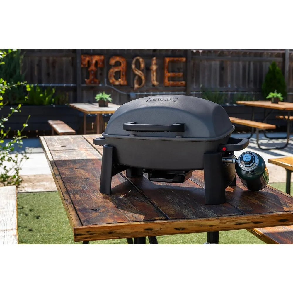 1-Burner Portable Propane Gas Grill, 10,000BTUs, Perfect for Camping, Outdoor Cooking,BBQ Grills