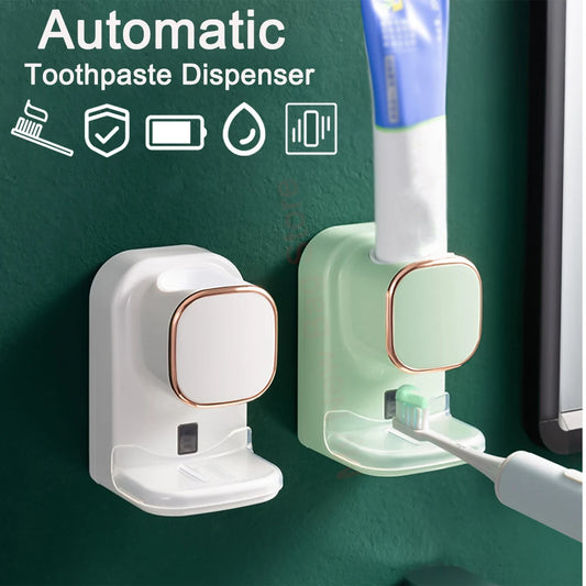 Automatic Toothpaste Dispenser Wall Mounted Rechargeable