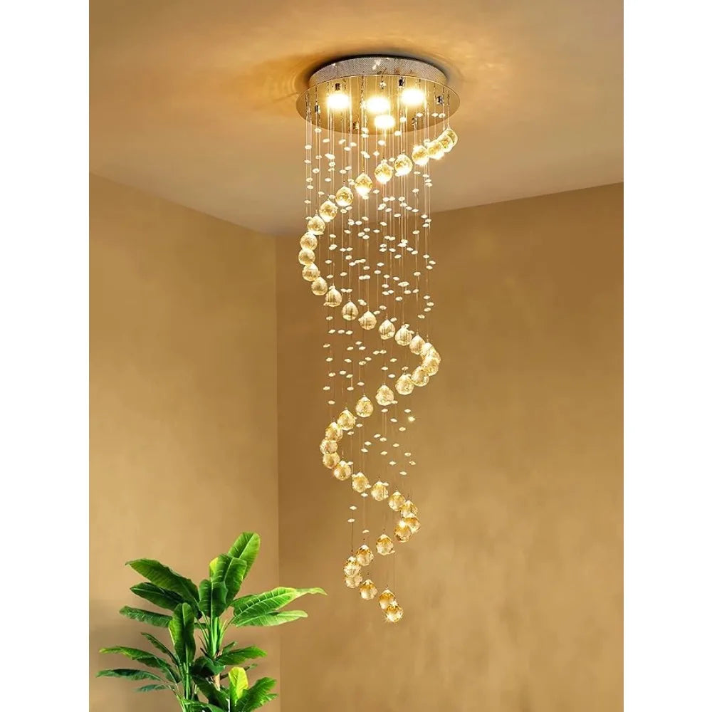 Outdoor Decor Crystal Chandelier Modern Pendant