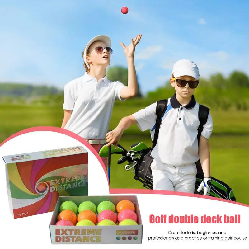 Double Layer Golf Ball 12pcs