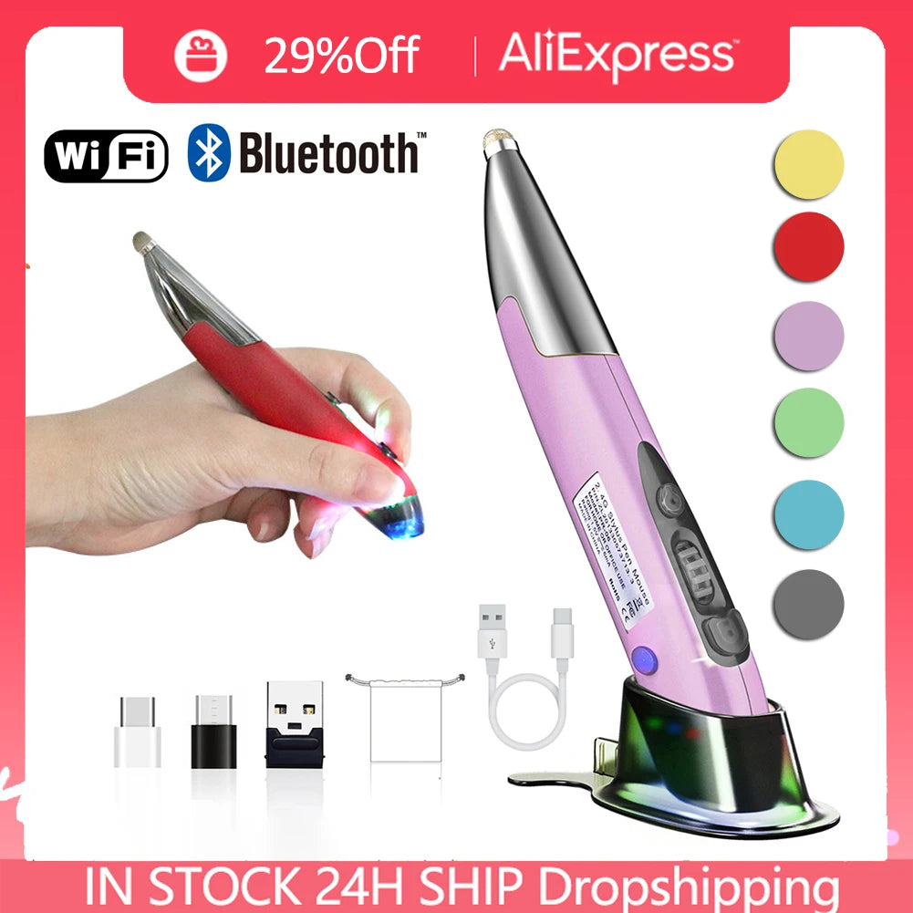 Wireless Optical Pen Mouse 2.4GHz USB Bluetooth