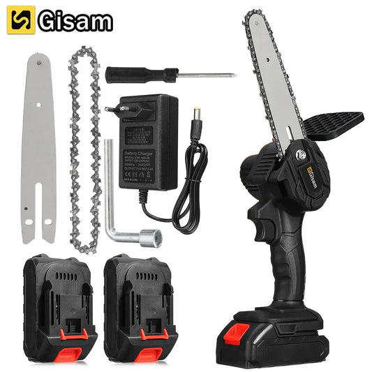 6 Inch Cordless Electric Saw Chainsaw Rechargeable18V Battery