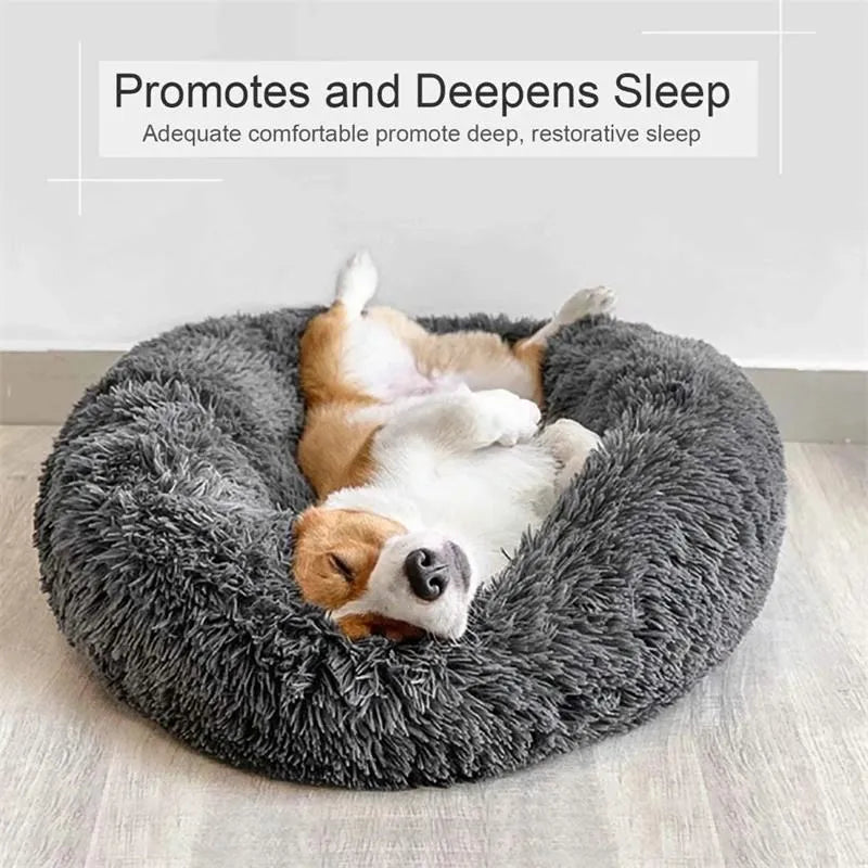 Long Plush Pet Dog Bed Super Soft