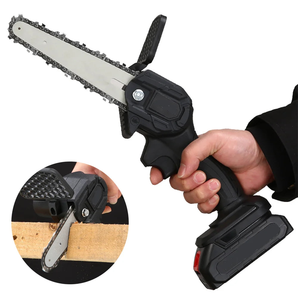 6 Inch Cordless Electric Saw Chainsaw Rechargeable18V Battery