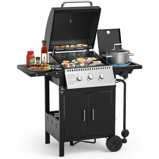 3 Burner Propane Gas Grill