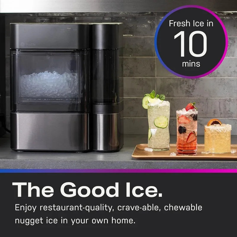 Countertop Nugget Ice Maker with Side Tank