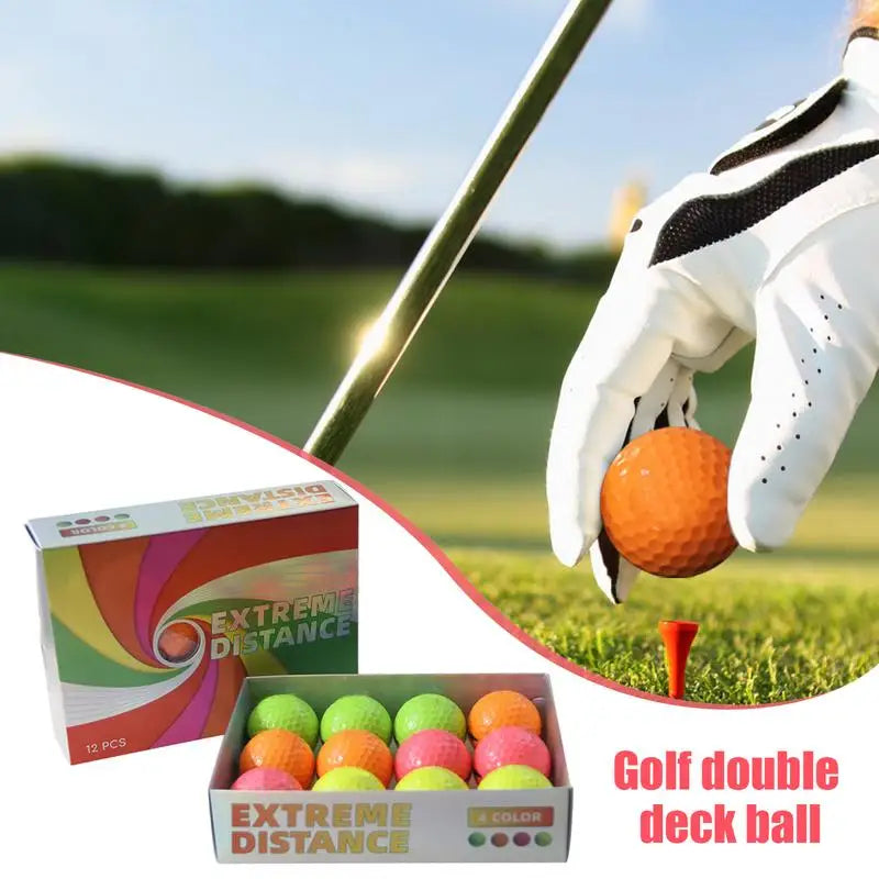 Double Layer Golf Ball 12pcs