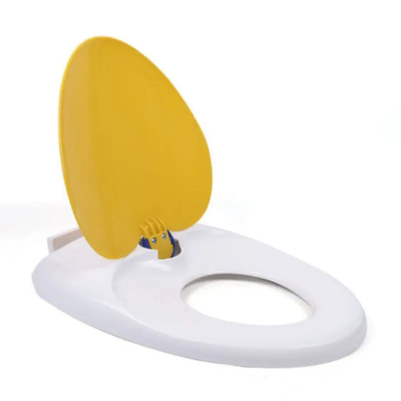 Elongated Toilet Seat Slow Close Thickened Cover with Built-in Removable Child Potty