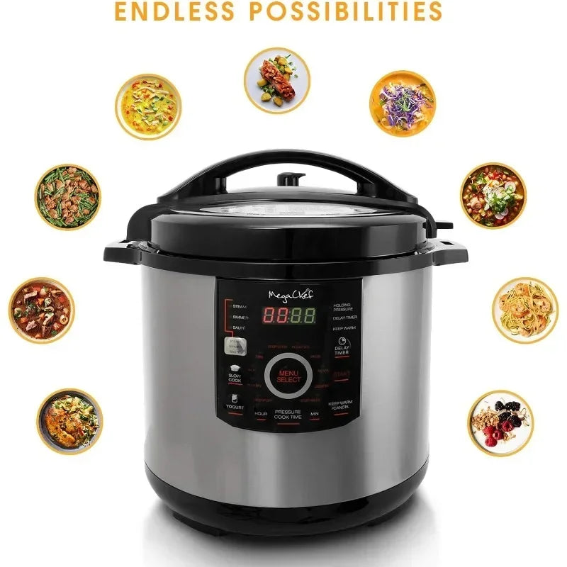 MegaChef 12 Quart Digital Pressure Cooker