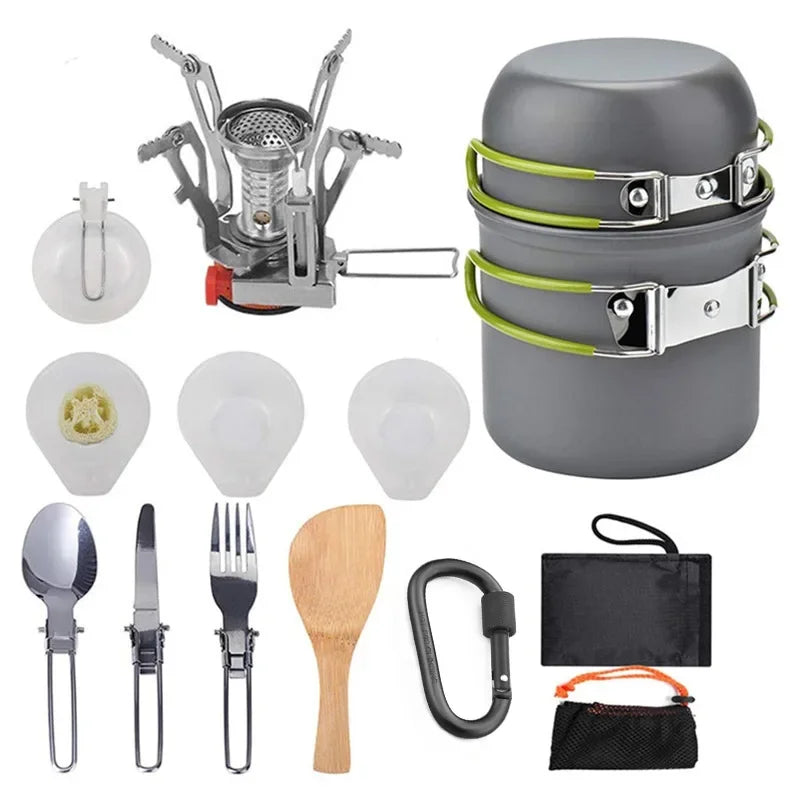 Ultralight Camping Cookware Set Pots and Pans