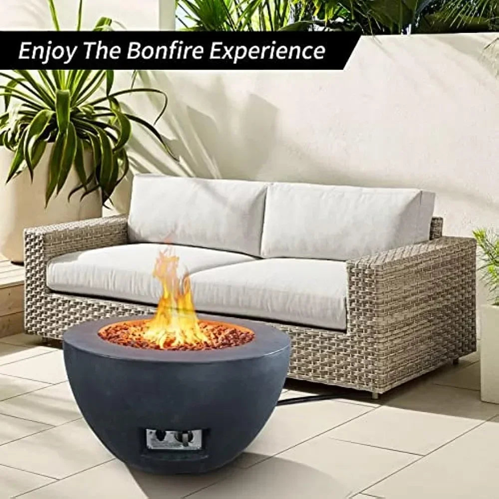 25 Inch Propane Fire Table, 50,000 BTU