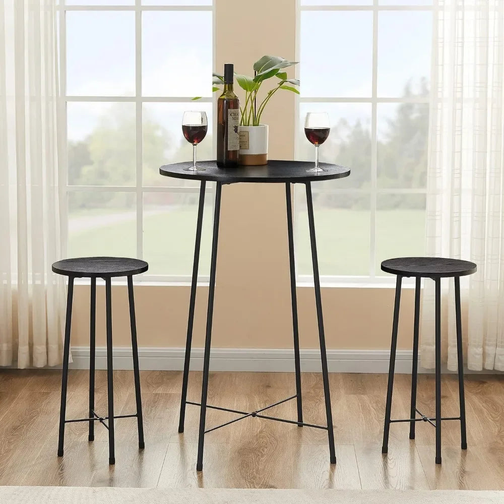 Three-piece dining table set