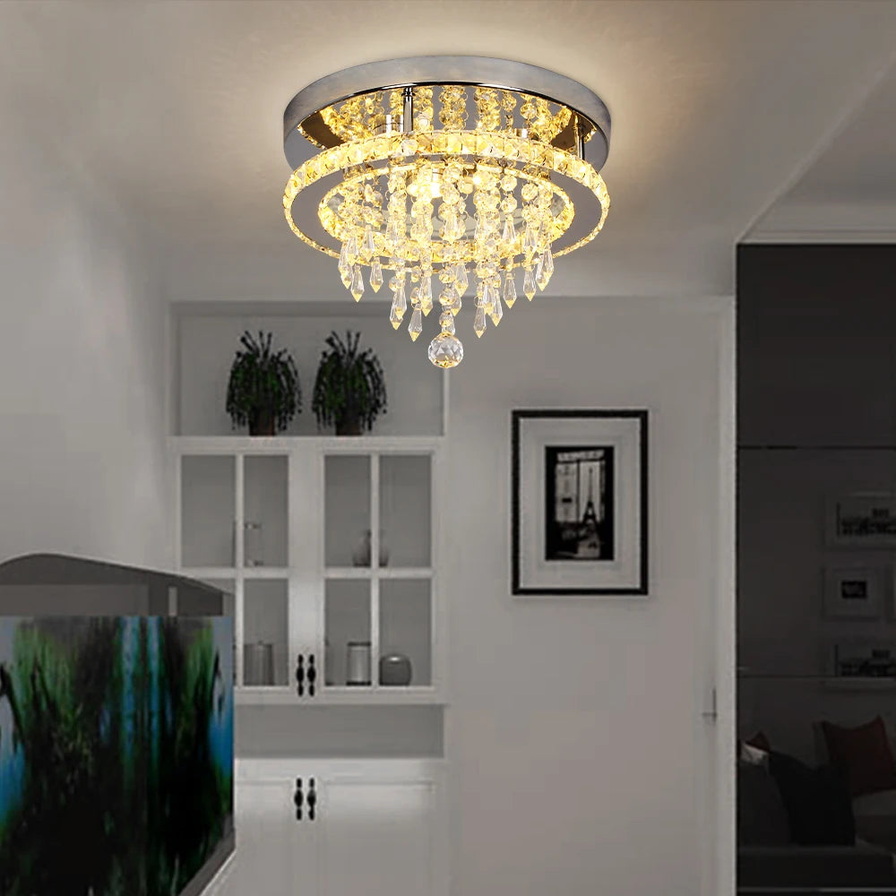 Luxury Crystal Modern LED Ceiling Chandelier Light