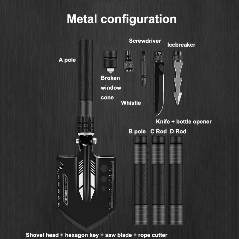 Outdoor Camping Shovel Set For Survival