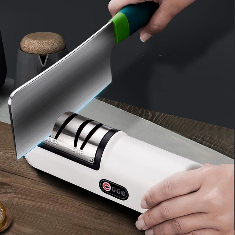 USB Rechargeable Electric Knife Sharpener