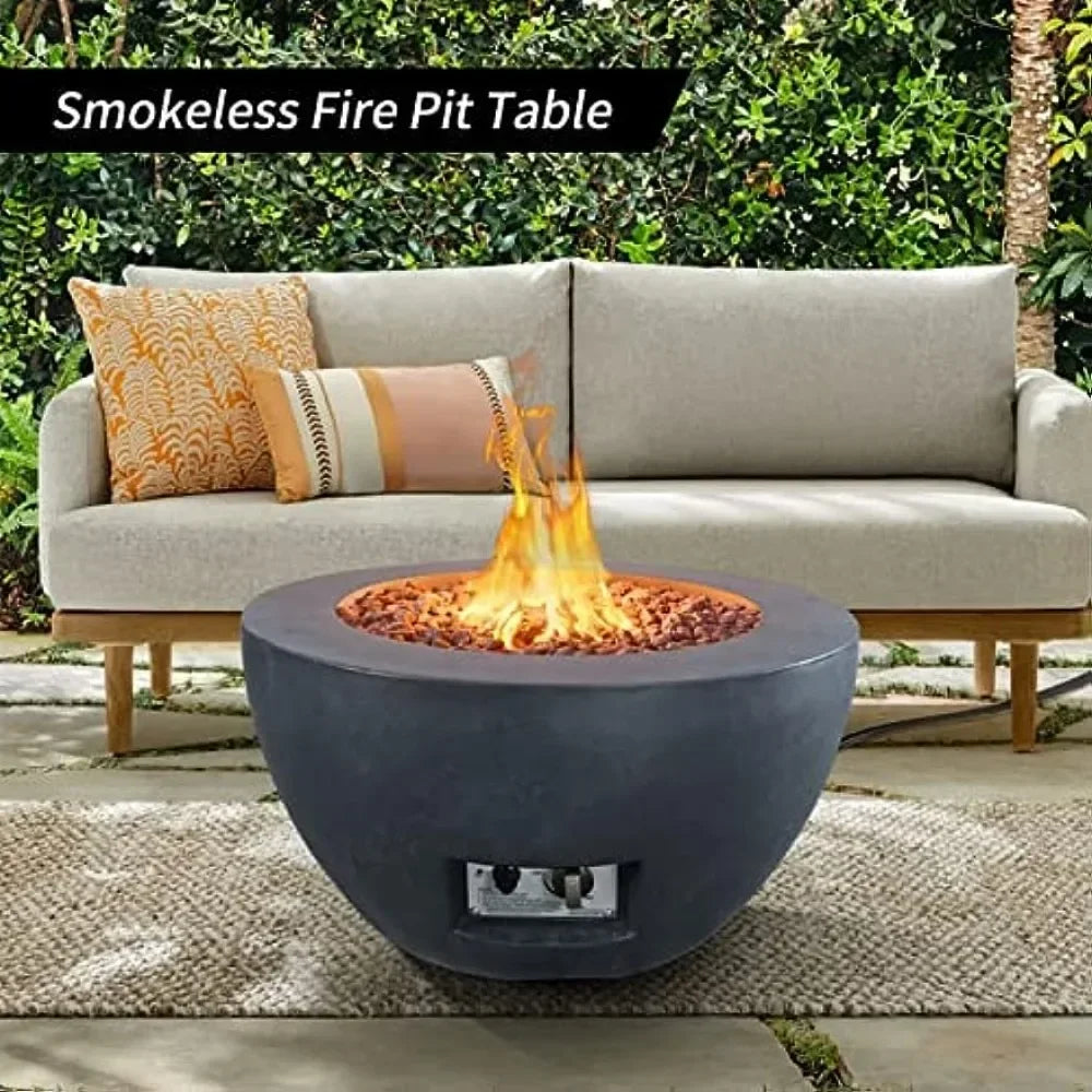 25 Inch Propane Fire Table, 50,000 BTU