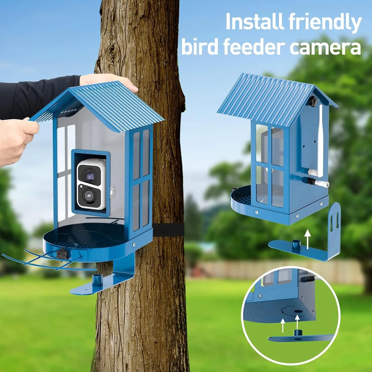 Bird Camera 1080P Smart Bird Feeder