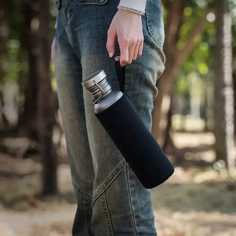 Portable Water Titanium Bottle