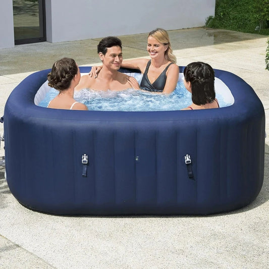 4 to 6 Person Inflatable Hot Tub Square