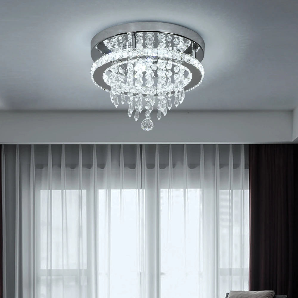 Luxury Crystal Modern LED Ceiling Chandelier Light