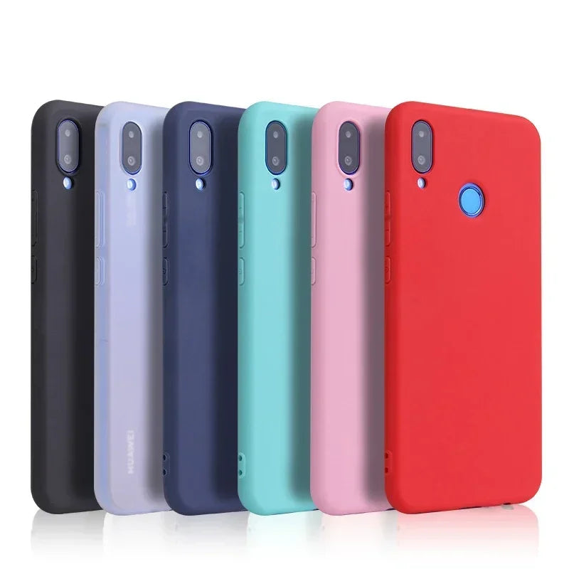 Matte Candy Color Silicone Phone Case