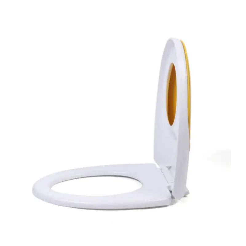 Elongated Toilet Seat Slow Close Thickened Cover with Built-in Removable Child Potty