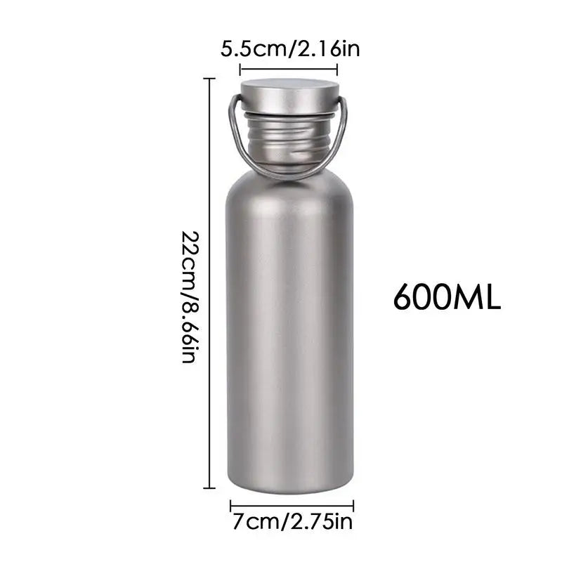 Portable Water Titanium Bottle