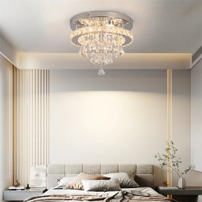 Modern Dimmable Bedroom Pendant Light With Remote Control