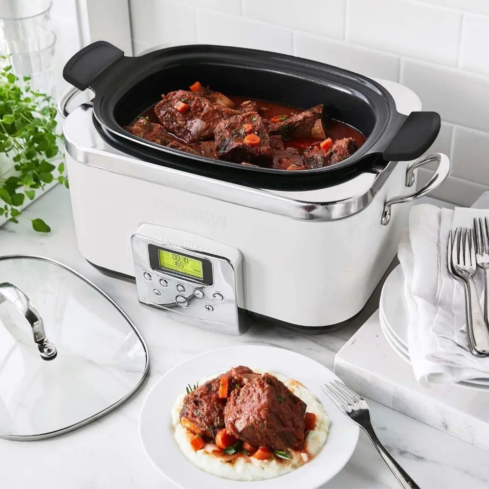 Elite 8 - in -1 Programmable 6QT Electric Slow Cooker