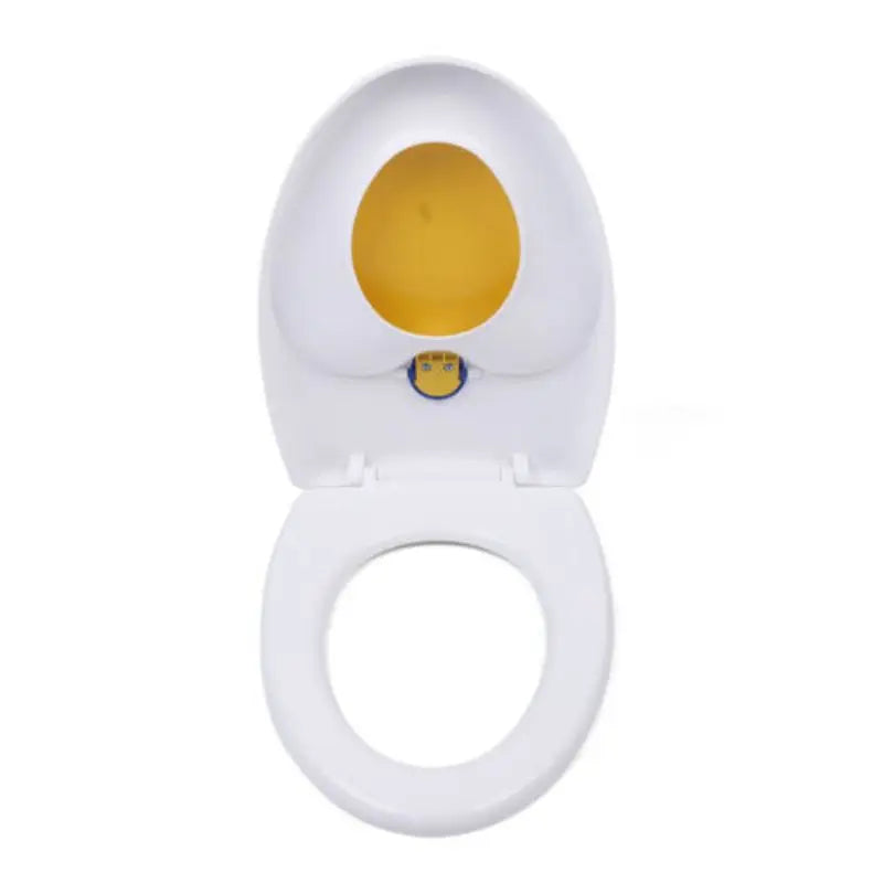 Elongated Toilet Seat Slow Close Thickened Cover with Built-in Removable Child Potty