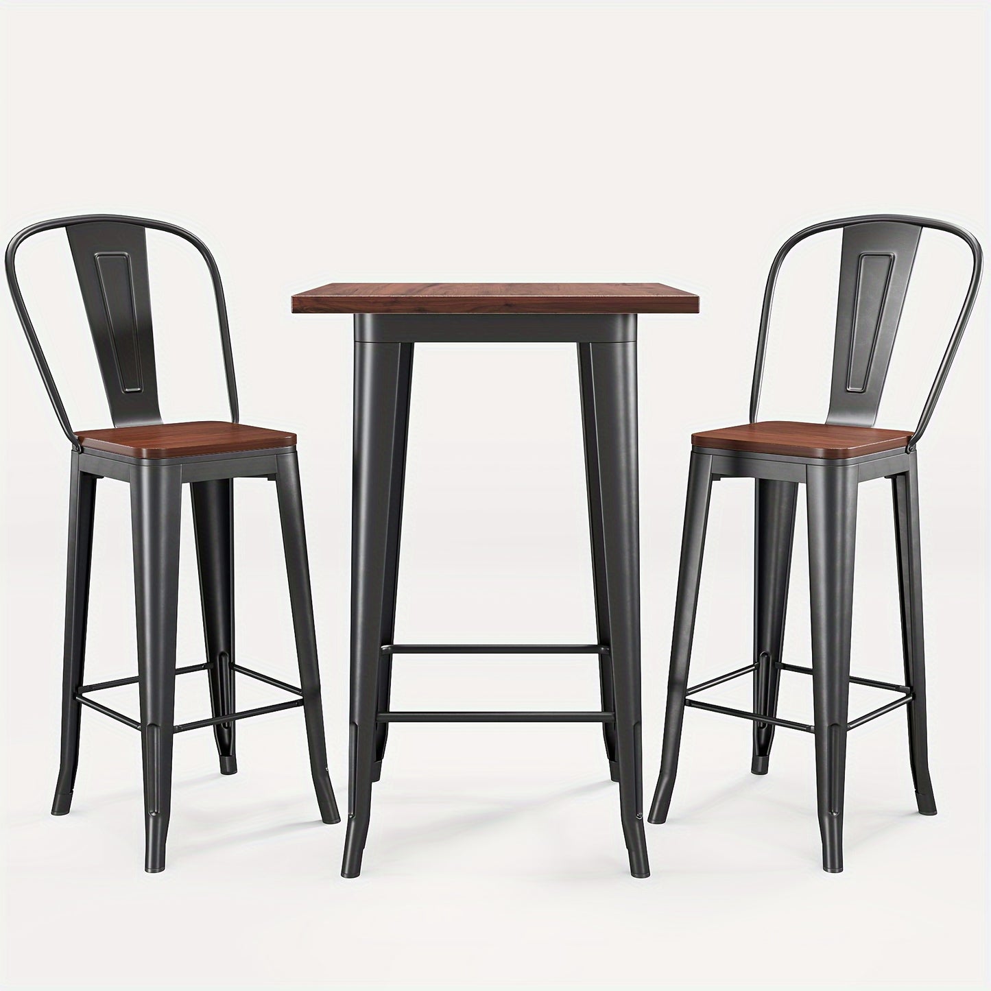 Pub Table And Chairs Set Of 2, 3 Pcs